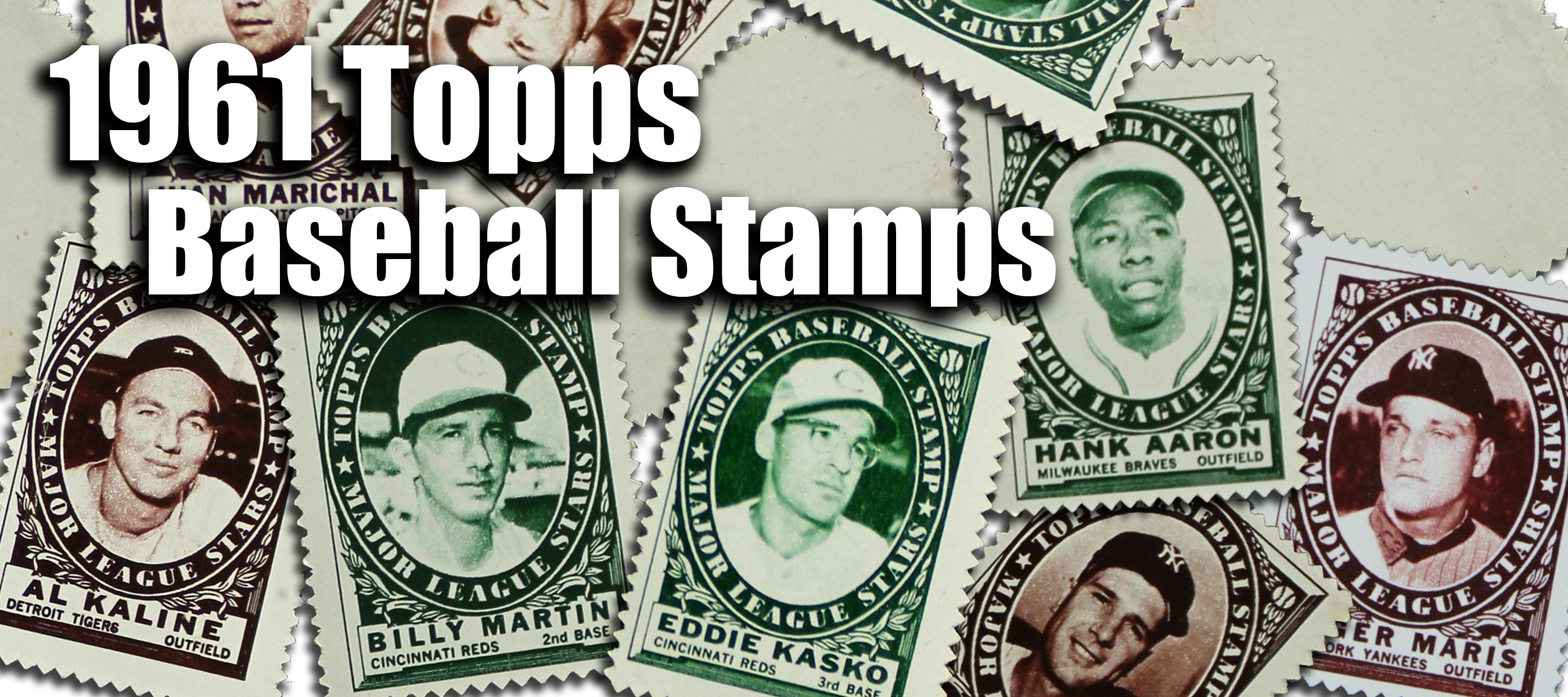 1961 Topps Baseball Stamps 